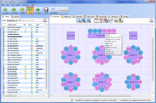 What the Perfect Table Plan software looks like