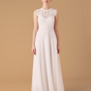 Monsoon Lilian Lace Bodice Bridal Dress Ivory