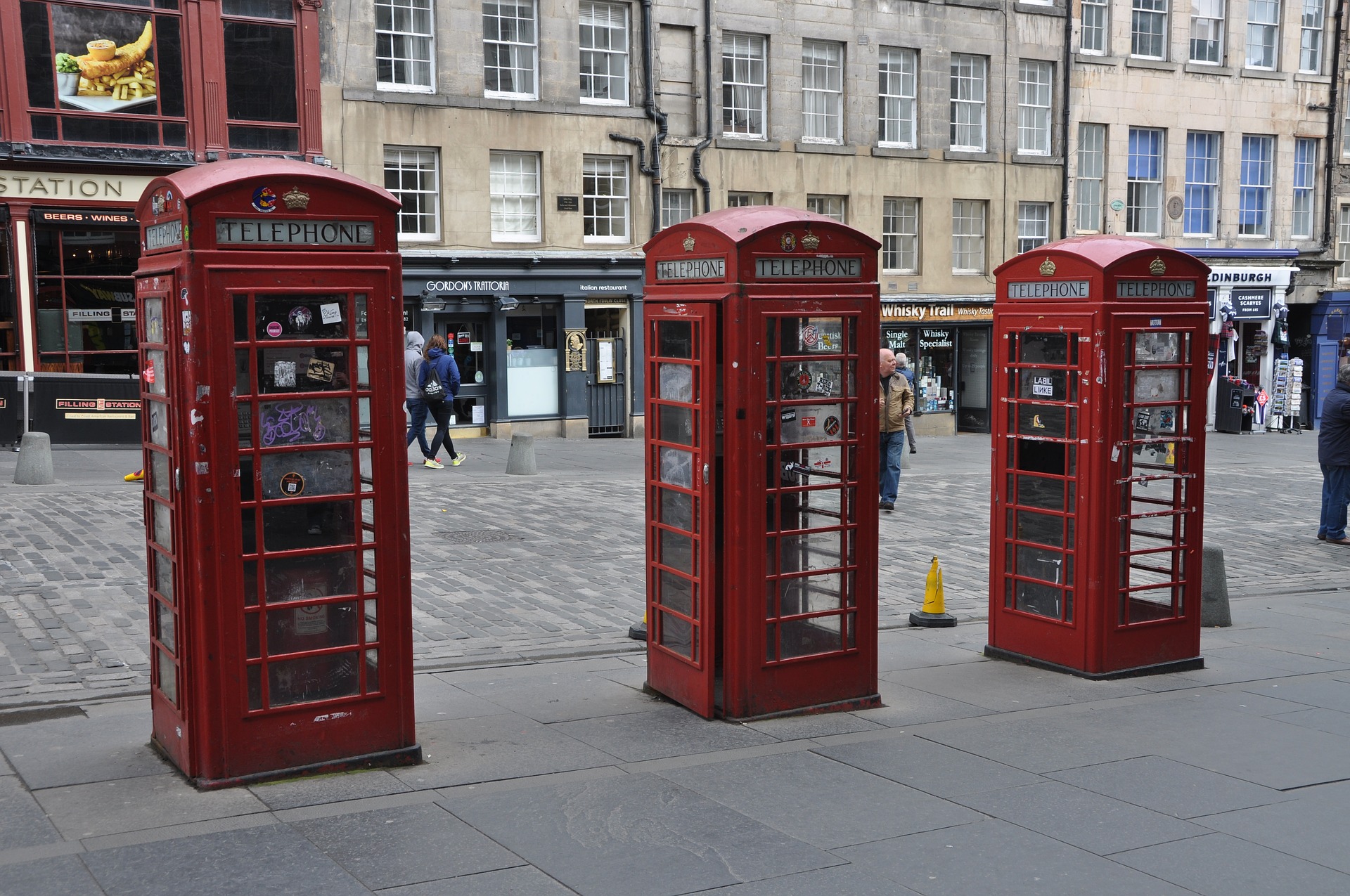 Edinburgh Phone boxes