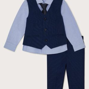 The Adam four-piece suit with tie blue from Monsoon at GettingHitched
