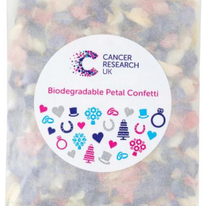 Dried Wildflower Petal Confetti from Cancer Research at GettingHitched!
