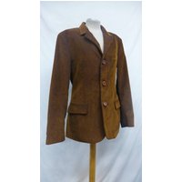 Jean Paul Gaultier Vintage Corduroy Co-ord Jacket Chocolate Brown Size: Xl