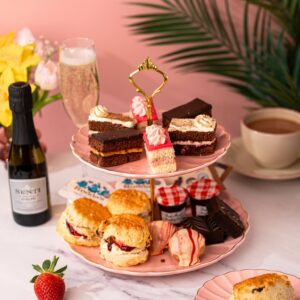 Springtime Seasonal Afternoon Tea with Prosecco