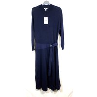 New - Reiss Knitwear Dress Navy Size: M