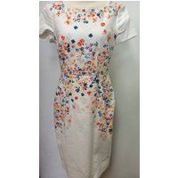 L.k. Bennett Dress White Size: 10