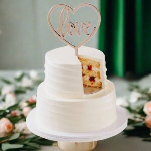 Vanilla Two Tier Wedding Cake