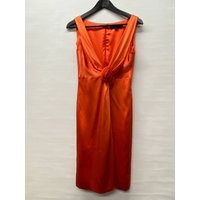 Jenny Packham 100% Silk Dress Orange Size: 10