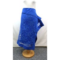 Kenzo Lace Wrap Skirt Blue Size: 6