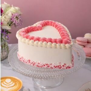 Vintage Heart Cake