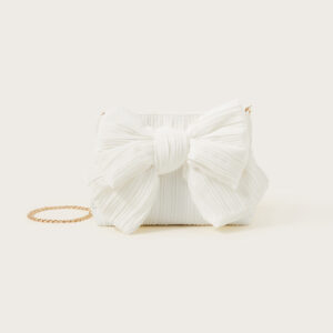 Pleated Bow Bag