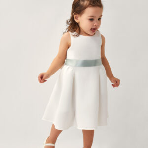 Baby Molly Scuba Bridesmaid Dress Ivory