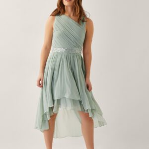 Abigail One-Shoulder Prom Dress Green