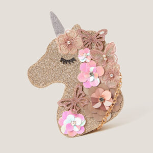 Ella Sequin Flower Unicorn Bag