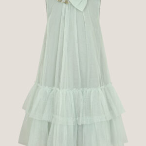 Alex Sequin Swing Party Dress Green
