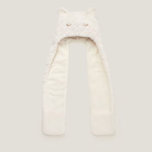 Pearly Cat 3-in-1 Hat Scarf Ivory