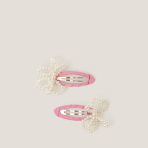 2-Pack Pearl Flower Hair Clips