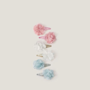 6-Pack Corsage Flower Hair Clips