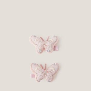 2-Pack 3D Butterfly Hair Clips