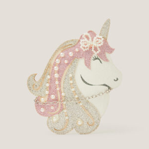 Pearl Embellished Unicorn Bag