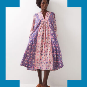 East Imogen Floral Midi Swing Dress Multi