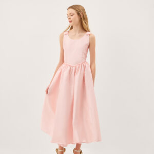 Monsoon Girls Pink Ohio Taffeta Prom Dress, Size: 10 Years