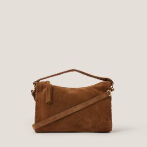 Della Suede Handbag