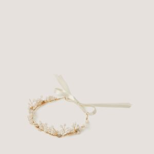 Beaded Tiara Wire Crown