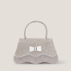 Diamanté Bow Handbag