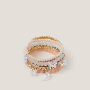 6-Pack Moon & Stars Bracelets