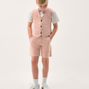 Leo 4-Piece Short Suit Pink