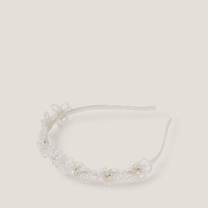 Flower Beaded Headband