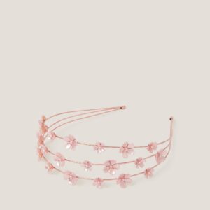 Flower Pearl Wire Headband