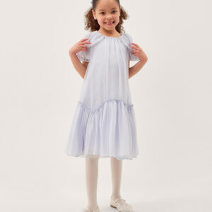 Elena Sequin Swing Party Dress Blue