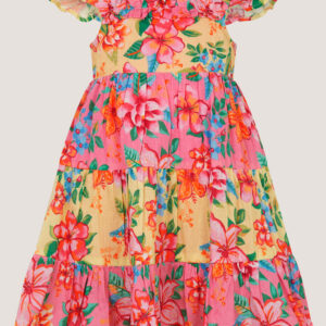 Baby Floral Print Dress Pink