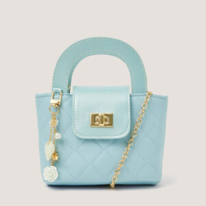 Pearl Charm Quilted Bag