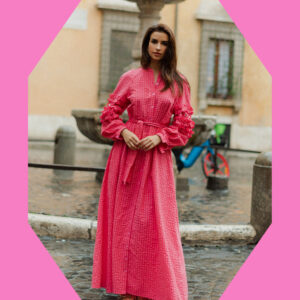 Sundress Magnolia Long Sleeve Frill Maxi Dress