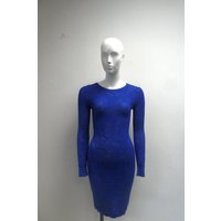 Reiss Long Sleeved Dress Blue Size: Xs