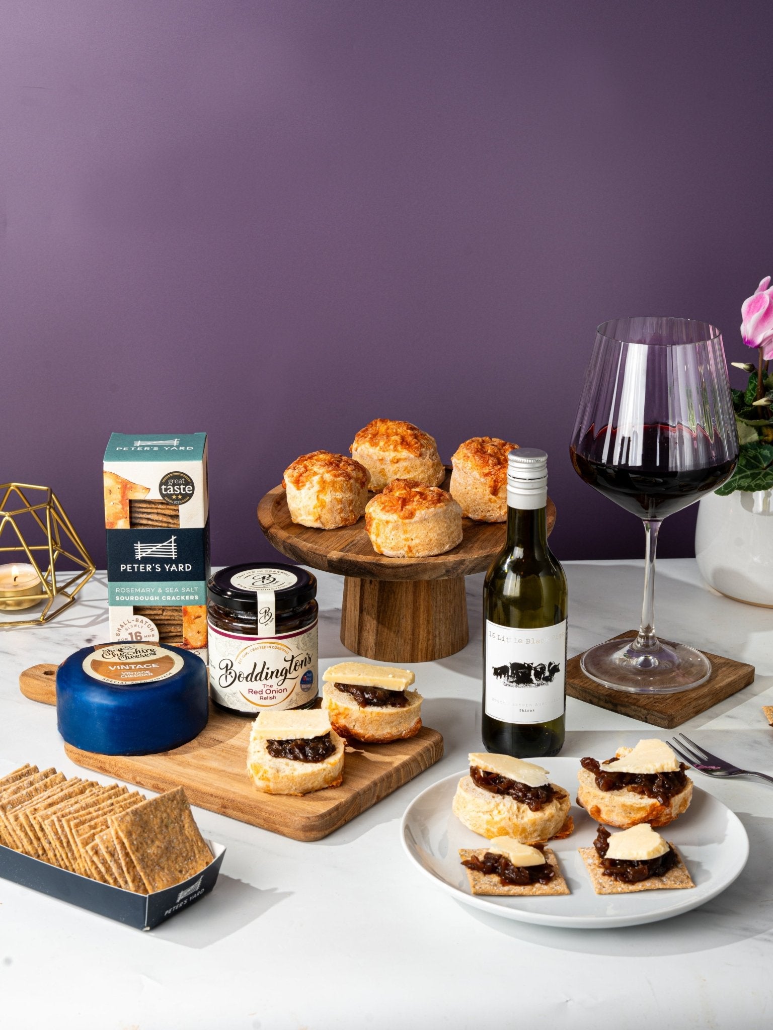 Vintage Cheese & Wine Gift Hamper