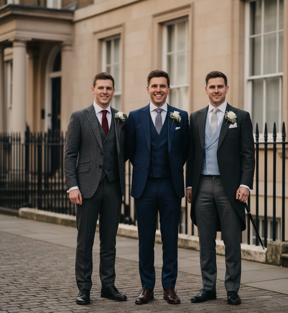 Wedding suit hire London