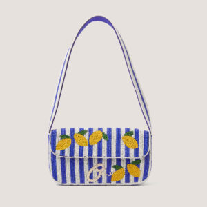 Lyra Lemon Beaded Bag