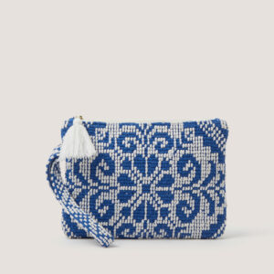Janine Floral Tapestry Clutch Bag