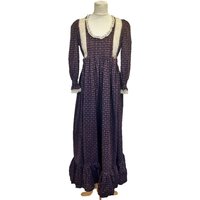 Laura Ashley Prairie Maxi Dress Purple Size: 12