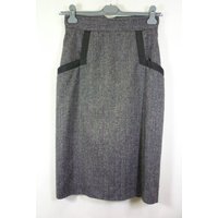 Vivienne Westwood Pencil Skirt- Wool/poly Multicoloured Size: 14